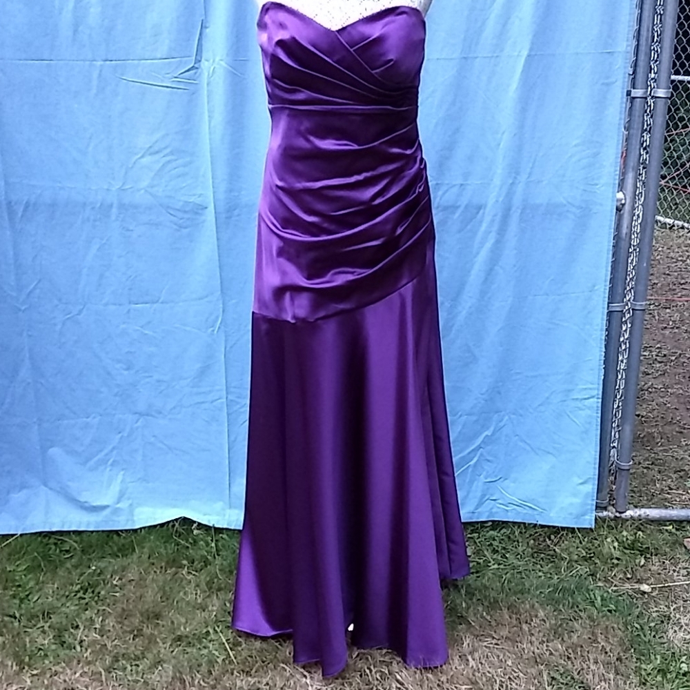 Purple gown